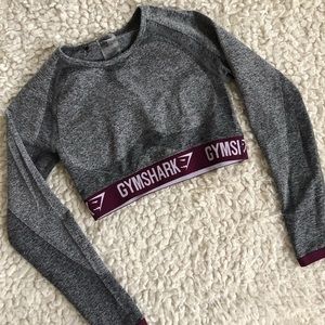 GymShark Long-Sleeved Crop Top